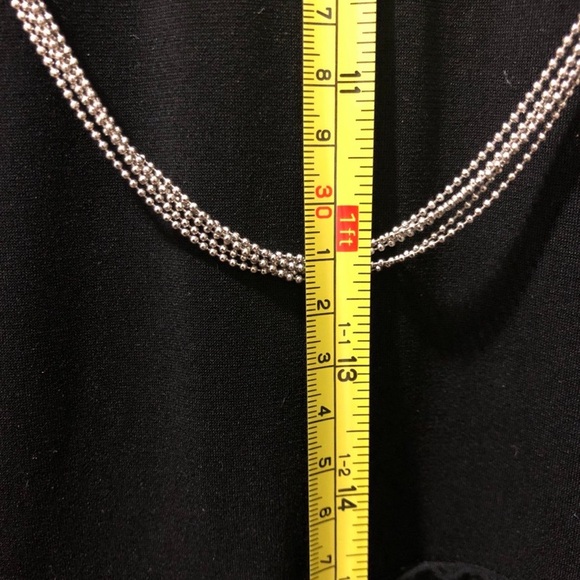 NWT Fashion Silver/Crystal Necklace - Picture 7 of 8